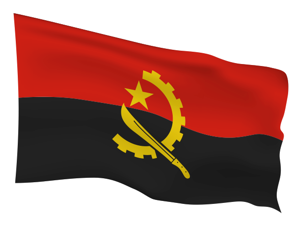 Angola Flag Scalable | Cheap Vector Art